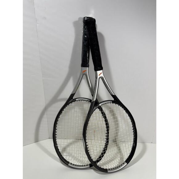 2 Lot Carnelian Tennis Racquet L 3 - 4 3/8 L 27” - Picture 1 of 13